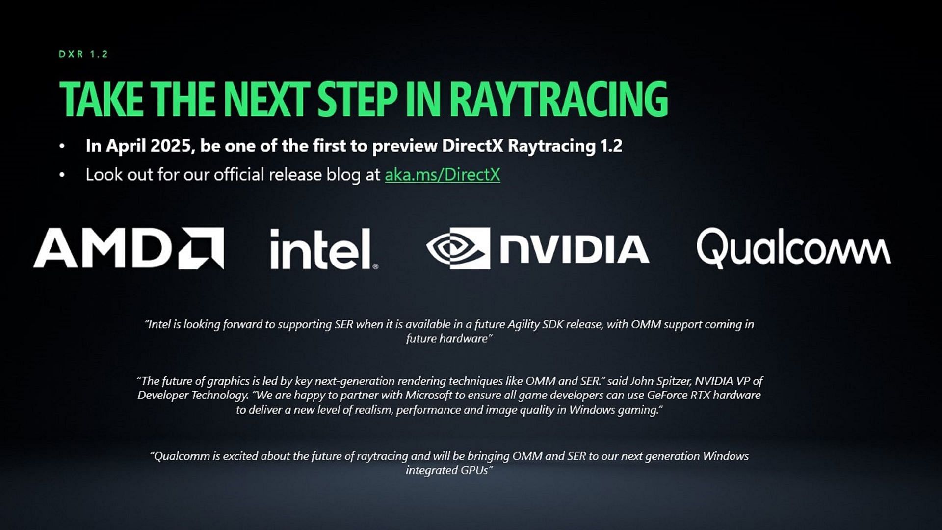 DirectX Raytracing 1.2 preview will release soon (Image via Microsoft)
